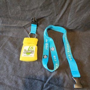 Journeys Lanyard with Knitted Pouch